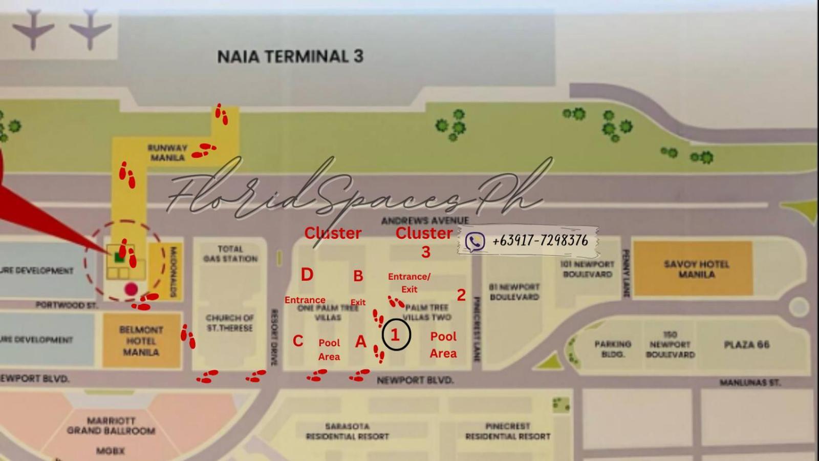 פאסאי Two Palm Tree Villas Condominium - Studio 8Th Fl With Balcony - Across Terminal 3 Airport מראה חיצוני תמונה